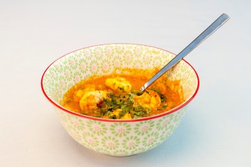 Garnalen curry