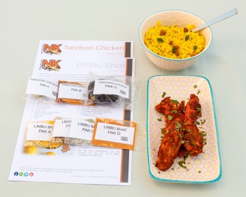 Maaltijd pakket   tandoori kip met citroen rijst