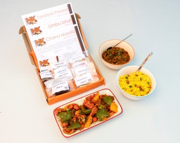 Maaltijdpakket - Tandoori paneer, kikkererwtencurry met citroenrijst