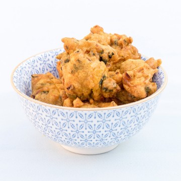 Vegetarische bhajis
